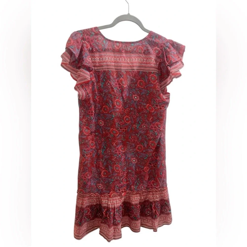Veronica Beard Lorraine Dress in Spicy Red